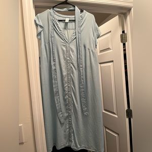 H&M maternité light blue denim dress - size M